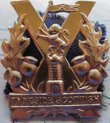 Tyneside Scottish NCOs or O/Rs 2nd Pattern (1915) Glengarry badge