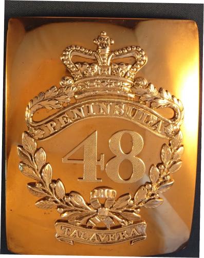 Northamptonshire Regiment Georgian Officers Shoulder Belt Plate