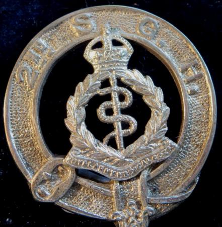 Royal Army Medical Corps (Territorials) Pipers Glengarry Badge