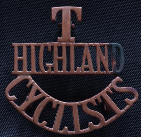 The Highland Cyclists Battalion Shoulder Title