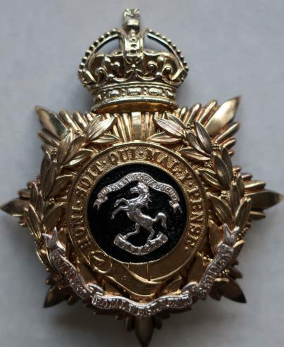 The Royal West Kent Regiment Edwardian Officers Helmet Plate