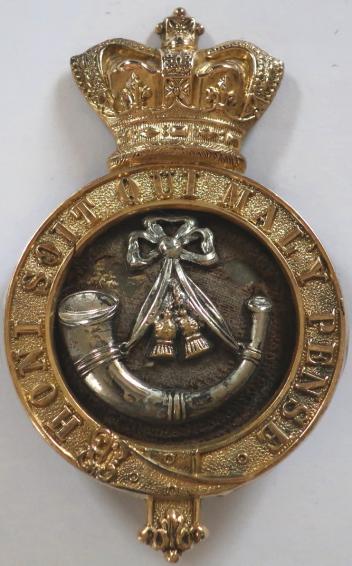 Shropshire Light Infantry Victorian Officers Glengarry badge