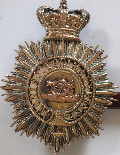 The Royal Artillery Victorian  Officers Pouch or Belt badge