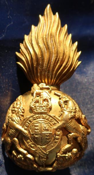 The Royal Scots Fusiliers Post 1901 Officers Cap and Glengarry badge