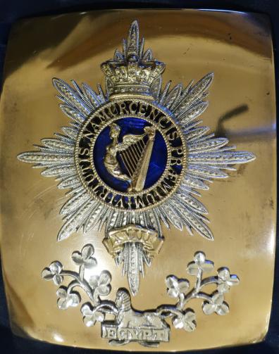 18th Foot The Royal Irish Regiment of Foot Georgian Officers Shoulder Belt Plate
