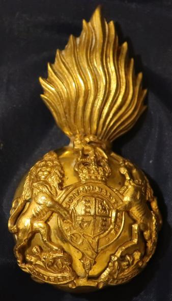 Royal Scots Fusiliers Officers Post 1901 Glengarry badge