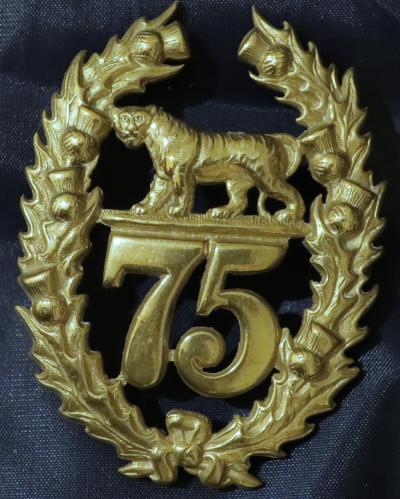 75th (Stirlingshire) Regt of Foot O/Rs Glengarru badge 