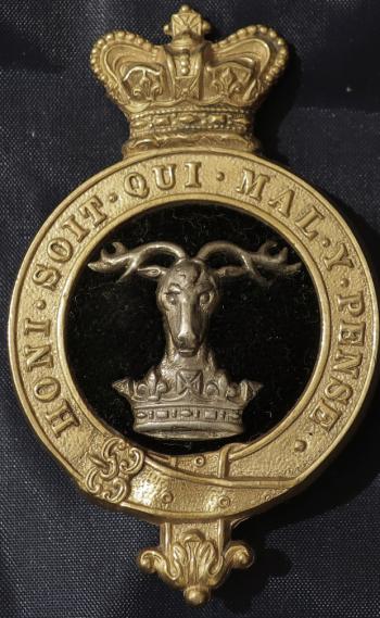 Gordon Highlanders Victorian Officers Glengarry Badge