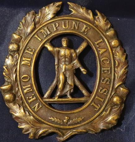 1st Battalion Aberdeen Rifle Volunteers O/Rs Shako and Pouch badge