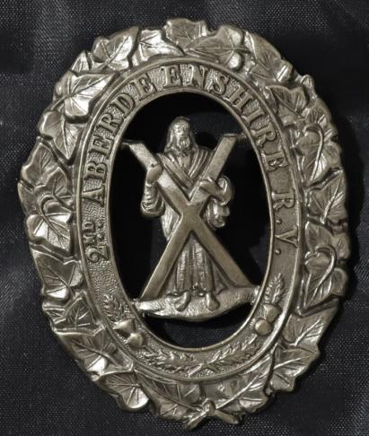 Aberdeenshire Rifle Volunteers 2nd Volunteer Battn Officers Glengarry Badge