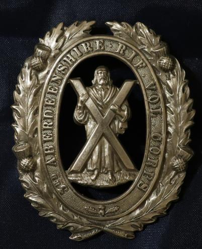 Aberdeenshire Rifle Volunteers 3rd Volunteer Battn Officers Glengarry badge