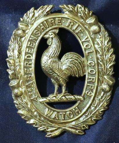 The Aberdeen Rifle Volunteers 4th Volunteer Corps Officers Glengarry badge