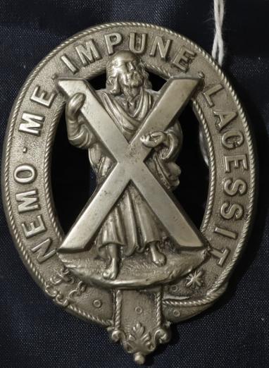 2nd Midlothian And Peebles Rifle Volunteers O/Rs Glengarry Badge