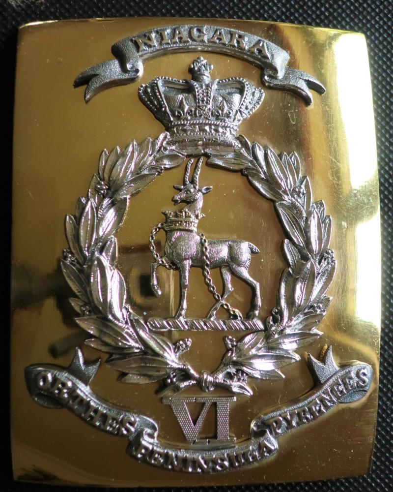 The Royal Warwickshire Regiment Officers Shoulder Belt Plate