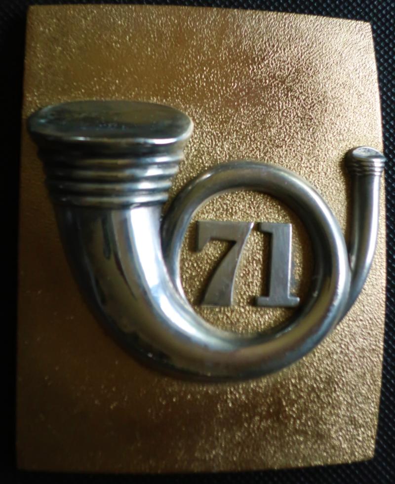 71st Highlanders Officers Shoulder Belt Plate